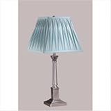 Corinthian Table Lamp with Fenn Square Shade in Antique Pewter