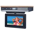 Audiovox VE927 9-Inch LCD Drop-Down TV with Built-In DVD Player and Clock Radio (Silver)