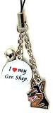 German Shepherd Dog Cell Phone Charm