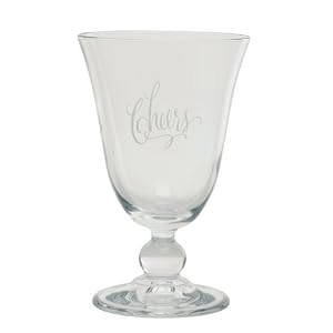 America Retold Sophia Cheers 9-Ounce Hand-Blown Glasses, Set of 6 by America Retold