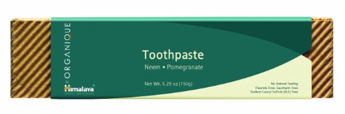 Himalaya Herbal Healthcare Neem & Pomegranate Toothpaste, Net Wt. 5.29-Ounce Tubes (Pack of 4)
