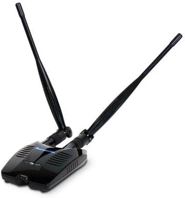 POWERLINK Speedy2 Wireless 300Mbps 802.11b/g/n MIMO USB Adapter 28dBm w/Dual High Gain 5dBi Dipole Antenna Improving 6X Signal Reception and 3x Speed For PC MAC and Linux