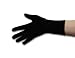 4-Button Stretch Velvet Slip-on Gloves, cuff extends 4 above the wrist bone.