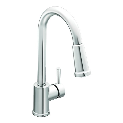 Moen 7175 Level One Handle High Arc Pullout Kitchen Faucet Chrome
