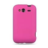 Silicone Gel Skin PINK Sleeve Rubber Soft Cover Protector Case for HTC WILD ....