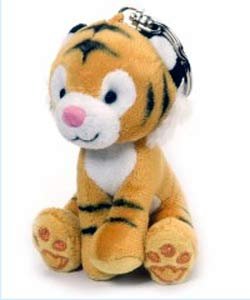 Wild Republic 89604 - Schlüsselanhänger, Tiger, 8 cm