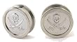 Skull and Crossbone Steel Earlets in 00 gauge Wear with or without the skull design