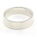 14K White Gold Wedding Bands 5mm flat