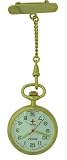 Bernex Swiss Made Nurses Fob Watch Gold Plate with Date