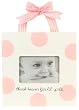 My Baby Sam Pink Polka Dot "Thank Heaven for Little Girls" Hanging Frame