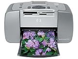HP PhotoSmart 245 - Compact photo printer - colour - ink-jet - 101.6 x 165.1 mm up to 1.5 min/page (colour) - capacity: 26 sheets - USB