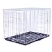 Precision Pet Large 5000 Suitcase Crate, 42 x 27.5 x 30-Inch, Chrome