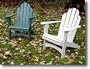 White Color Adirondack Chair