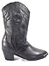 Oak Tree Farms Ladies Black Sahara Western Boots