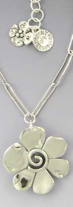 Necklace Oval Chain with Reversible 1 1/4