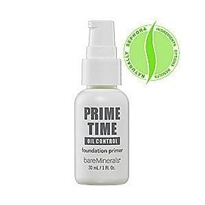 Bare Escentuals Prime Time foundation primer oil control
