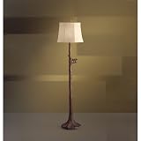 Indoor-Outdoor Bird on a Branch Floor Lamp