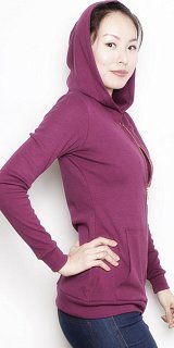 Zoe Zipped Hoodie - nursing/maternity -S-3X