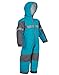 OAKI Rain Suit Kids - Toddler Snowsuit - One Piece Rain Jacket/Pant for Girls & Boys (3T, Celestial Blue)