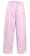 Georgia Tech Pink Scrubs Pants DRAWSTRING BOTTOMS-Sz MED- Yellow Jackets Logo For HER - DRAWSTRING Waist -Officially Licensed NCAA College Logo Apparel Unique GIFT Ideas For Mom Nurses Ladies Students Graduation