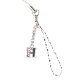 Hand Crafted Cellular Phone Charm - Letter 