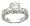 2 cts. Antique Style Baguette Sides CZ Engagement Ring