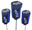 Los Angeles Dodgers Mesh Golf Barrel Head Cover Set - Baseball Sports Merchandise