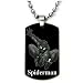 Search : Spiderman style2 Dogtag Pendant Necklace w/Chain and Giftbox