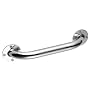 Medline 12 Inch Grab Bar, Knurled Chrome