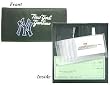 New York Yankees Embroidered Leather Checkbook Cover - Baseball Sports Merchandise