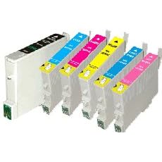 One set (6-packs) Compatible Patent free ink cartridges for Epson Photo R200 R300 ink... by Unknown