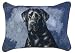 Black Lab Labrador Retriever Dogs Tapestry Couch Pillow