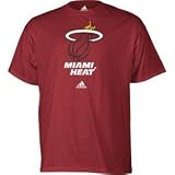 Miami Heat Full Primary Logo Red T-Shirt