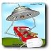 Londons Times Funny Aliens Cartoons - Illegal Aliens - Mouse Pads