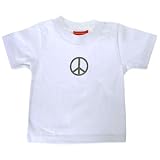 Peace Sign T-Shirt (White), Available in Various Sizes