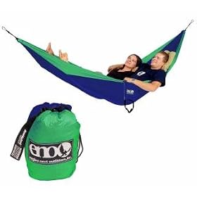 Click here to buy ENO Double Nest Hammock (Blue Bright Green).