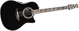 Ovation Al DiMeola Signature Model Acoustic-Electric Guitar, Black