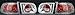 92-95 HONDA CIVIC ALTEZZA CRYSTAL CLEAR TAIL LIGHT, one set (left and right included), 3DR, INNER & OUTER TRANSPARENT LENS W/RED CAP (1992 92 1993 93 1994 94 1995 95) HD9295CCTL1