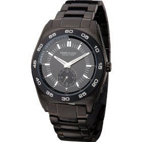 Kenneth Cole Reaction Men's Black IP Watch #KC3765