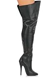 6 Inch Thigh Boot W/ Back Slit, Side Zip