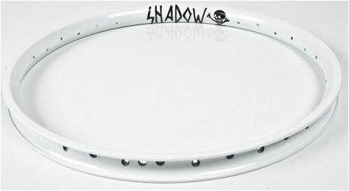 The Shadow Conspiracy Orbis BMX Bike Rims – White Powder Coat Finish