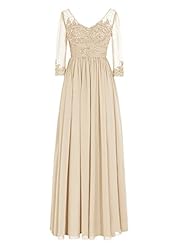 V-neck Chiffon Evening Dress/Bridesmaid Dress/Mother-of-the-Bride Dress/Prom Dress/Wedding Party Dress 