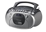 Supersonic SC-715 Portable MP3/CD Player with Cassette Recorder, AM/FM Radio & USB Input