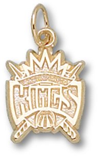 Sacramento Kings Logo 3/8" Sterling Silver Charm/Pendant