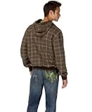 Marc Ecko - Marc Ecko Prepster Jean & Windowpane Reversible Hoodie