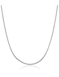 Sterling Silver Round Snake Chain Necklace