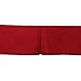 Bacati Crib/Toddler Ruffles or Skirt, Solid Red