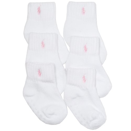 Polo Ralph Lauren girls quarter socks 6pairs