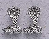 Coiled Cobra Earrings