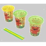 Sesame Street 3 Straw Cups by The First Years